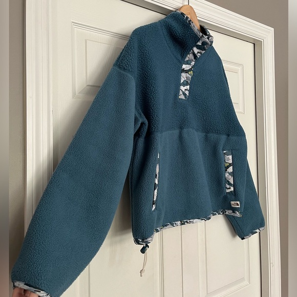 {The North Face} Liberty Cragmont Pullover Fleece in Teal - Women's Large - Picture 8 of 15
